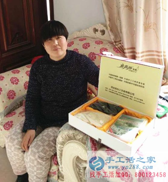 河南商丘家庭主婦李女士找到讓人放心的手工活項(xiàng)目賺錢