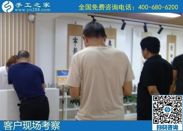 8月13日，找手工活做，拿回家做的手工活，大家都選擇了這里，手工之家接待考察加工合作客戶剪影