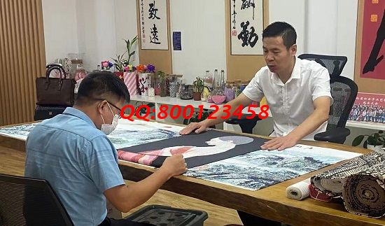 9月17日，想做合格的外發(fā)手工活產(chǎn)品，想象不管用，親自做才行，珠繡拿回家做的手工活很受歡迎，手工之家接待考察合作加工客戶(hù)剪影