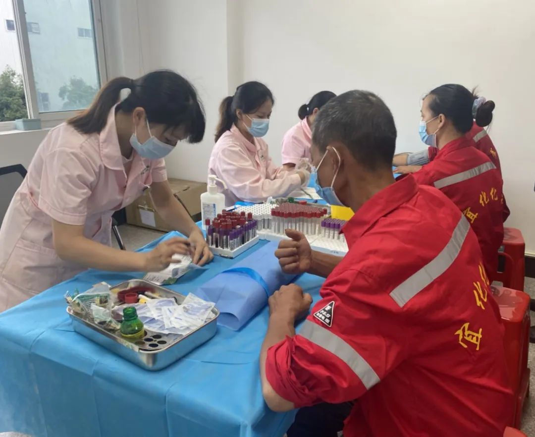 關愛職工 化機公司開展職業(yè)健康體檢(圖1) 圖片