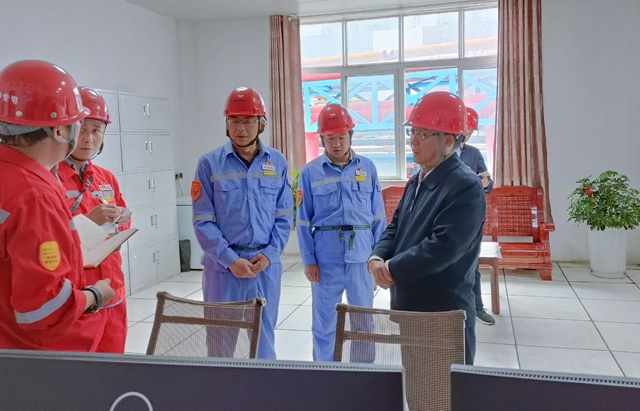 王大真到松滋肥業(yè)、楚星公司和股份公司現(xiàn)場檢查安全生產(chǎn)工作(圖3)