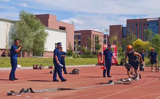 新疆宜化消防隊勇奪應(yīng)急救援技能大比武團體一等獎