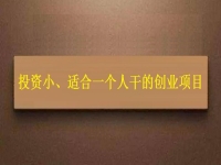 投資小、適合一個人干，這個純手工就是這樣的創(chuàng)業(yè)項目