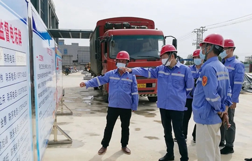 吳正新到TMP、TPO項目及松滋肥業(yè)新項目現(xiàn)場檢查指導(dǎo)工作