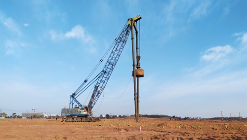新征程新挑戰(zhàn)，氨醇項目迎來強夯第一夯